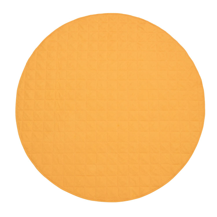 Marigold Round Linen Cotton Baby Play Mat