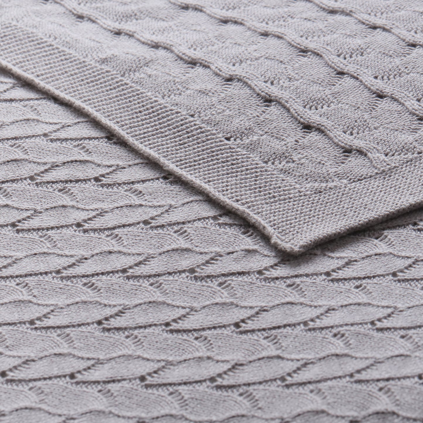 Lyla Grey Cotton Baby Blanket